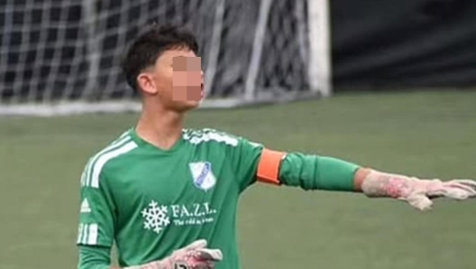 Young goalkeeper involved in Collegno incident