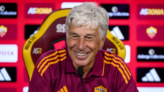 Gian Piero Gasperini in conferenza stampa
