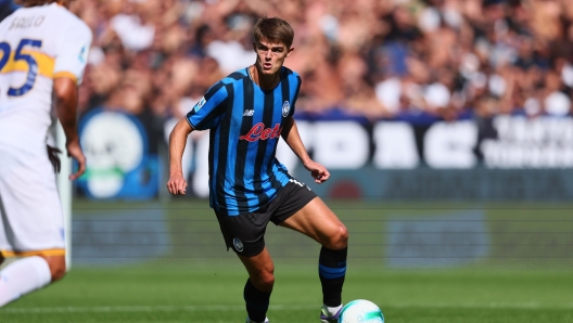 Atalanta's Charles De Ketelaere during the Italian Serie A soccer match Atalanta BC vs US Lecce at Stadio di Bergamo in Bergamo, Italy, 14 September 2025. ANSA/MICHELE MARAVIGLIA