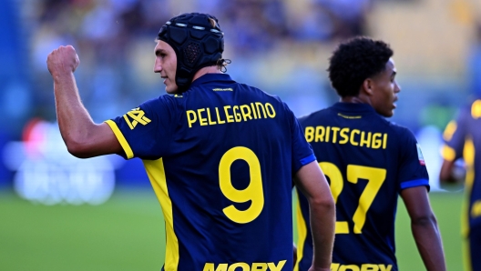 Mateo Pellegrino of Parma Calcio celebrates after scoring