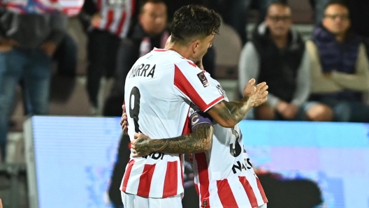Vicenza football match action