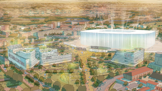 An indicative illustration from the Docfap of Milan and Inter`s new stadium