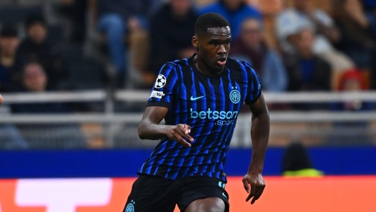 Inter player in action during a football match