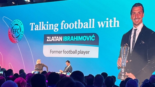 Zlatan Ibrahimovic sorridente