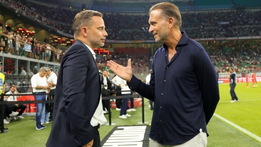AC Milan CEO Stefano Furlani and AC Milan owner Gerry Cardinale