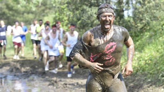 Fisherman's Friend Strongmanrun 2015. Bibione, 09 Maggio 2015. ANSA/FLAVIO LO SCALZO