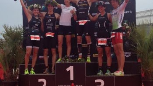 I pro' sul podio dell'Ironman 70.3 Italy