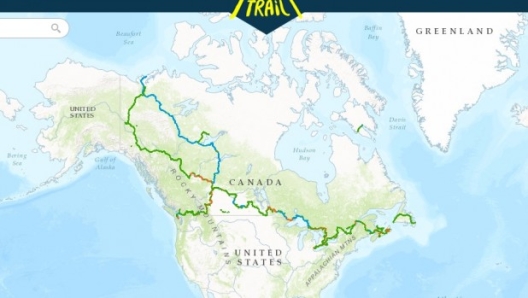 La mappa completa di The Great Trail