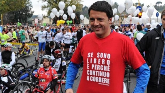 Matteo Renzi ha corso per due volte la maratona della sua città