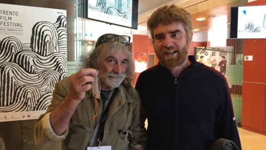 Mauro Corona (66 anni) e Paolo Cognetti (39) al Trento Film Festival