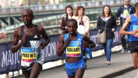 Praga 07/05/2017 Volskwagen Prague Marathon2017, Maratona di Praga2017.Nella foto: Valary Jemeli Aiyabei vincitrice della Praga Marathon2017 - Foto di Giancarlo Colombo/A.G.Giancarlo Colombo - RunCzech