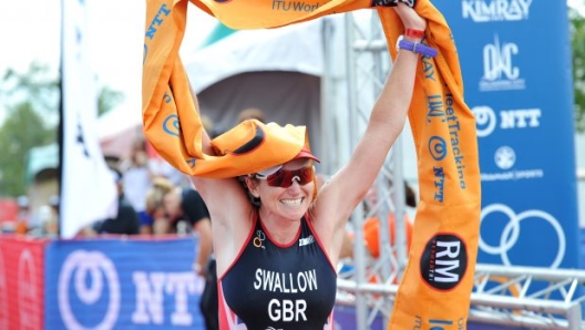 Jodie Swallow, campionessa del mondo di triathlon lungo