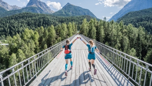 Sanna e Lina El Kott HelanderTransalpine-Run 2017© Harald Wisthaler