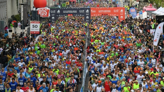 La carica dei 20 mila. foto LaPresse / Gian Mattia D'Alberto