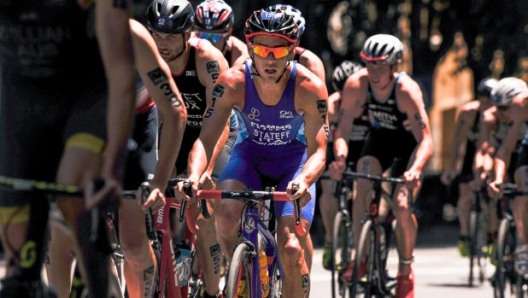 Stateff in bici alla World Cup Cagliari (foto Ballabio)