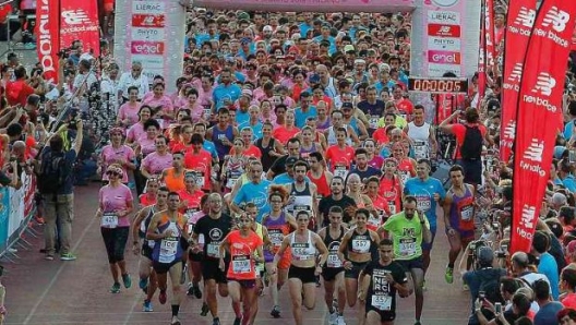 Nella foto: la partenza della 10 km competitiva (LaPresse - Spada)