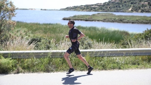 Marino Vanhoenacker si invola verso la vittoria (foto Colombo)