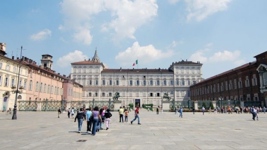 Piazza Castello, sede dell'arrivo delle tre gare