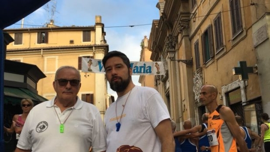 Giampiero Romani con il figlio Maurizio