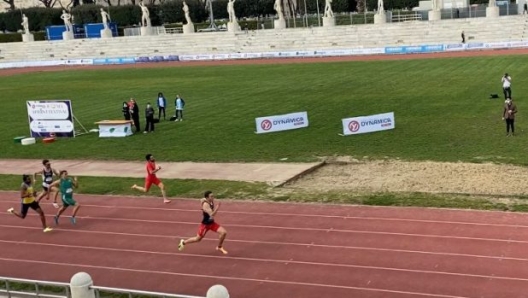 Edoardo Scotti (Carabinieri) in azione sui 300 metri