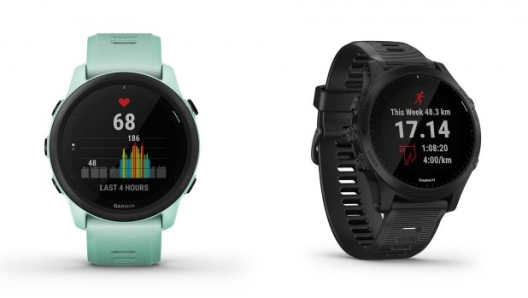 A sinistra il Garmin Forerunner 745 e a destra il Forerunner 945