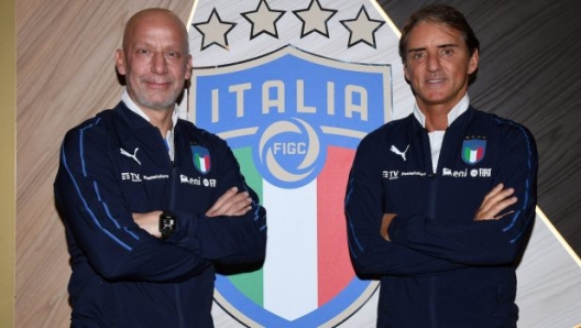 Vialli e Mancini a Coverciano nel 2019. Gianluca portava ancora i segni della lotta contro il cancro