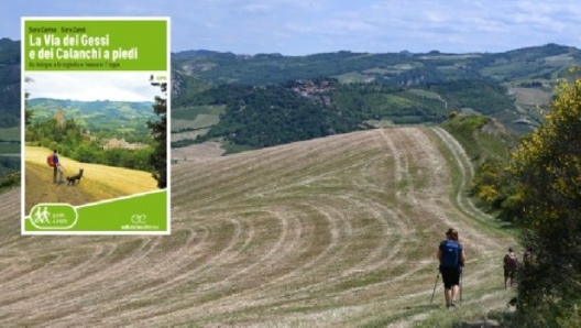 La guida "La Via dei Gessi e dei Calanchi a piedi", Ediciclo, scritta da Sara Zanni e Sara Cavina