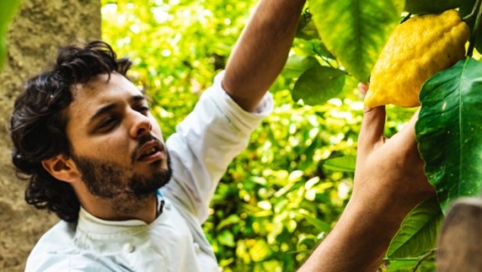 Andrea Leali, chef-patron di Casa Leali a Puegnago sul Garda