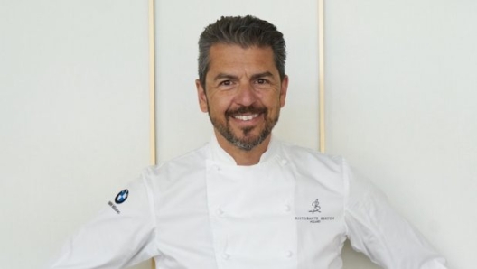 Andrea Berton, chef-patron del ristorante stellato Berton a Milano.