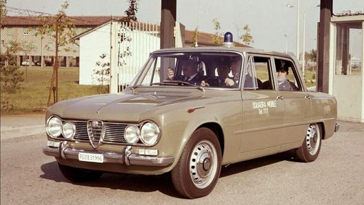 Le auto della Polizia più famose: Alfa Romeo Giulia