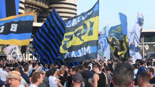 Centinaia di tifosi nerazzurri per i 50 anni della Curva Nord