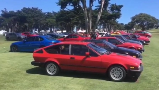 Una distesa di vetture di marchi del Belpaese, da Ferrari ad Abarth, hanno partecipato al Concorso italiano. Premiato Baccaglini per Auto e Moto d’Epoca di Padova