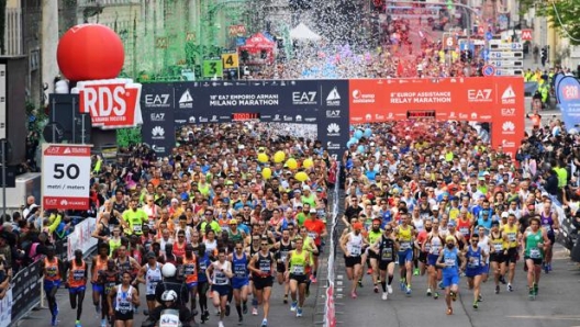 La Milano Marathon del 2018. Ap