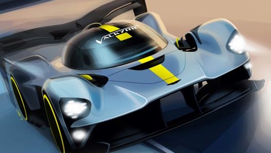 Il rendering della Valkyrie racing