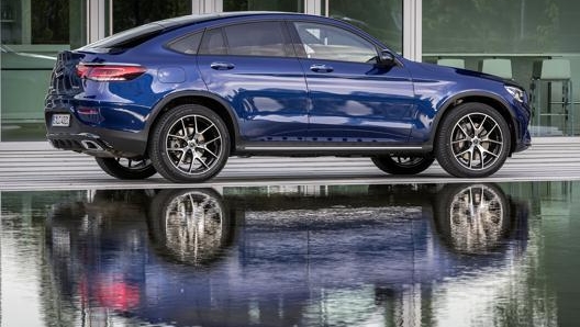 La Mercedes GLC Coupé è lunga 4.742 mm