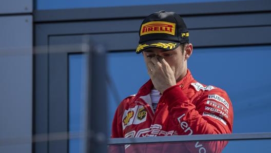 Charles Leclerc, 21 anni, dopo il GP di Austria. Epa