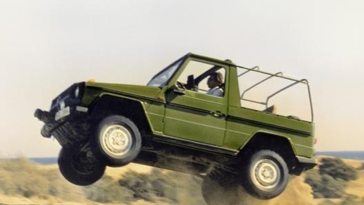 La W460 del 1979, la prima serie di Mercedes Classe G, in azione