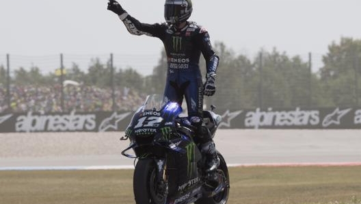 Maverick Vinales vincitore ad Assen. Getty