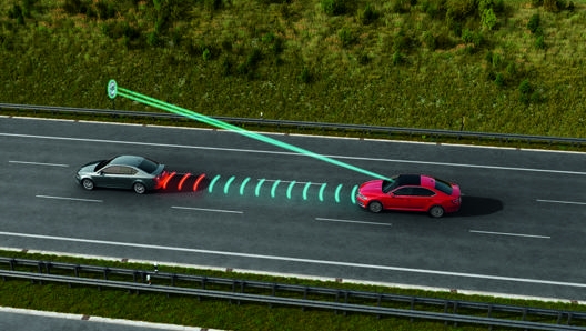 Una vista del sistema Acc: Adaptive Cruise Control