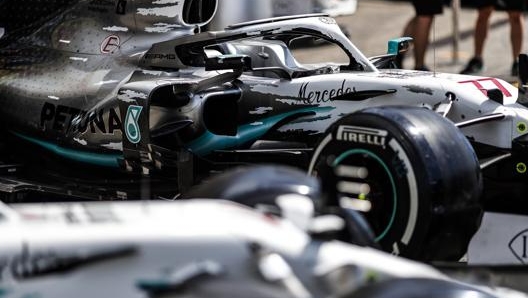 Un altro dettaglio della nuova livrea Mercedes per Hockenheim