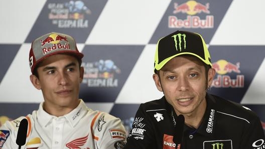 Marc Marquez e Valentino Rossi. Ciam-Cast