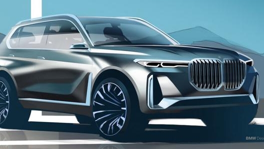 Un disegno della Bmw X8