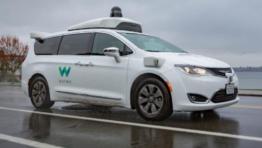 Una Chrysler Pacifica di Waymo