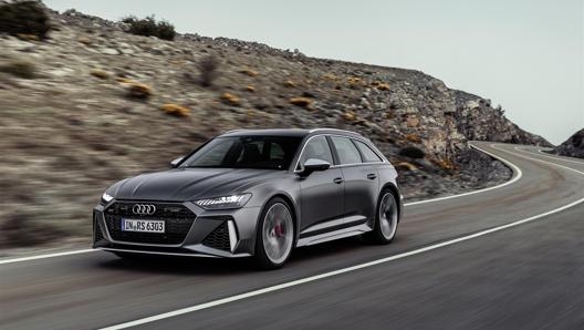 La RS 6 Avant  pi larga e pi bassa della sorella normale