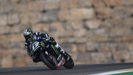 Maverick Vinales sabato ad Aragon. Getty