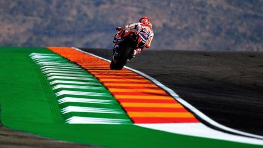 Marquez in azione. Afp