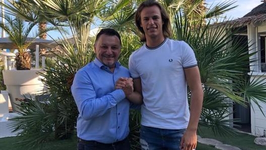 Fausto Gresini con Nicolò Bulega