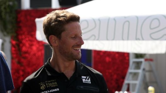 Romain Grosjean, 33 anni, a Monza. Lapresse