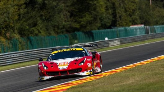 La 488 GTE guidata da Alessandro Pier Guidi nella 4 Ore di Spa-Francorchamps