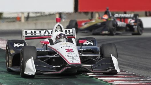 La Chevrolet del Team Penske di Josef Newgarden, 28 ann i